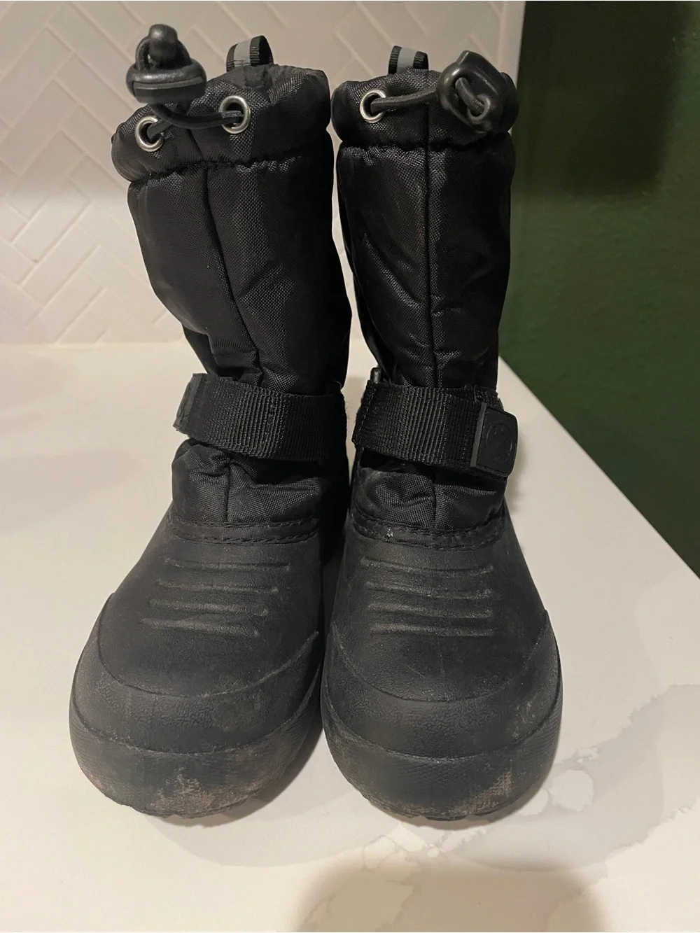 Northside Sz 1 Black Lined Winter Snow Boots Thermolite Unisex